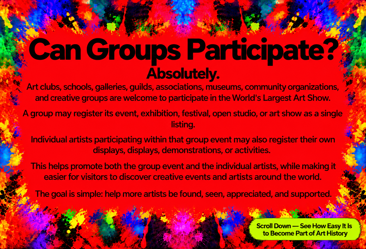 Can Groups Participate?