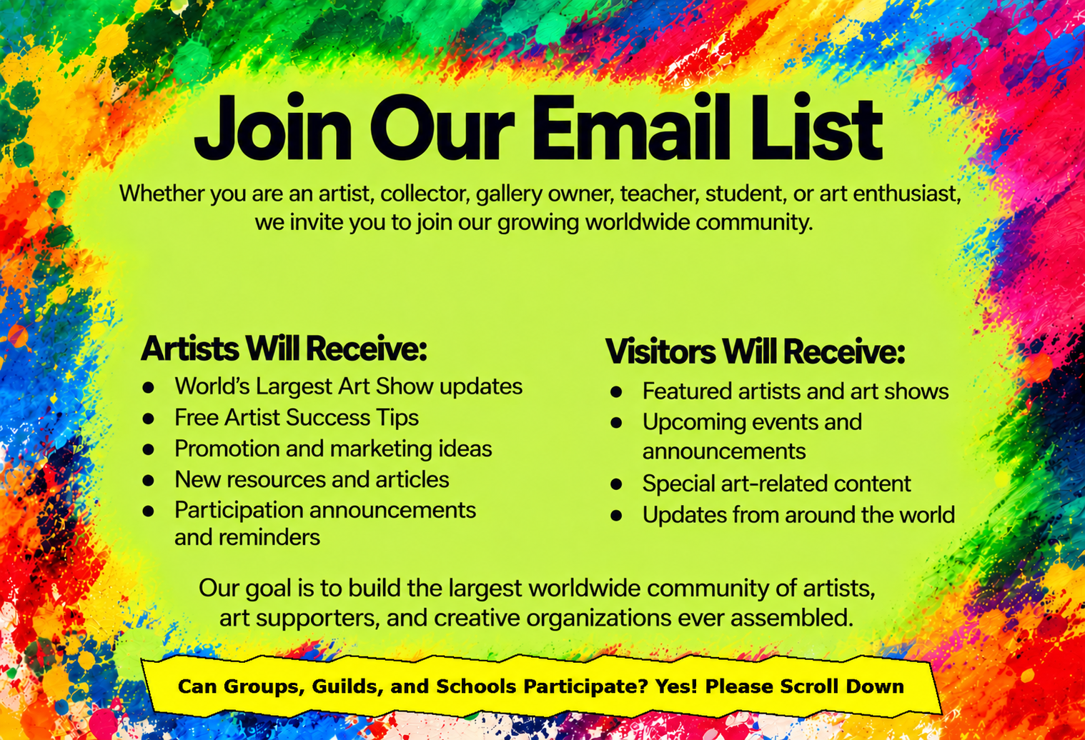 Join Our Email List