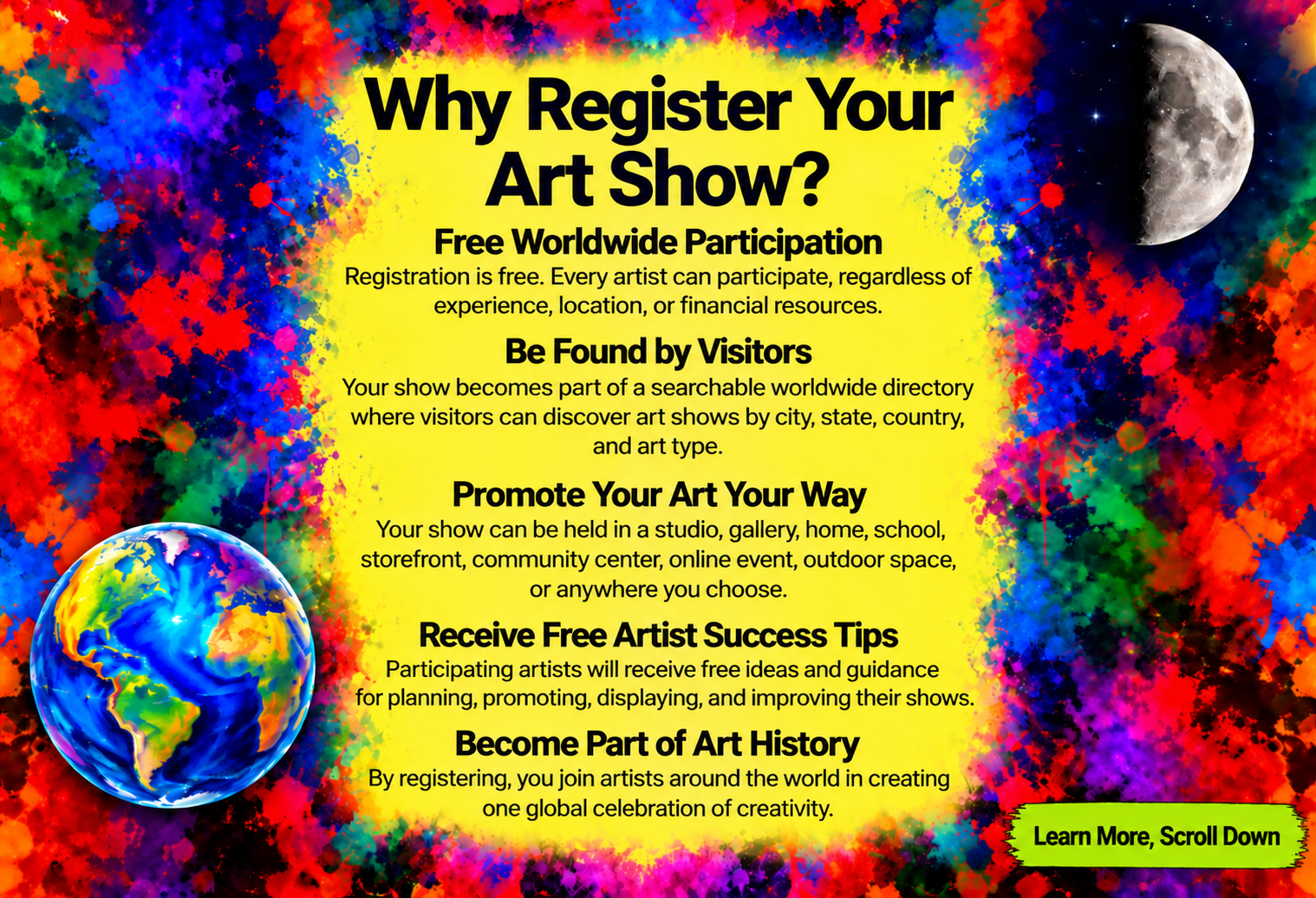 Why Register Your Art Show